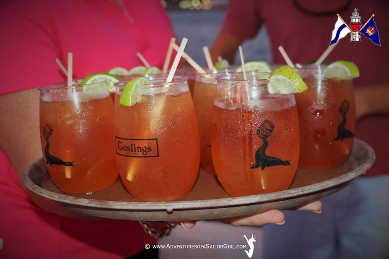 Celebratory Goslings Dark ‘N' Stormys were prepped for the crew of Rambler 88 after taking line honours in the Newport Bermuda Race photo copyright Nic Douglass / www.AdventuresofaSailorGirl.com taken at Royal Bermuda Yacht Club and featuring the Maxi class