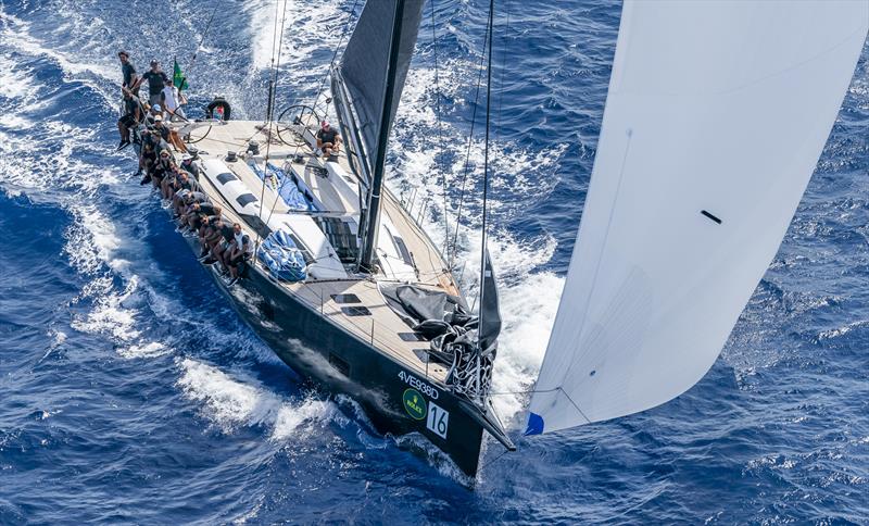 Aldo Parisotto's Mylius 65 FD Oscar 3 claimed the win on day 3 of the Maxi Yacht Rolex Cup photo copyright Rolex / Studio Borlenghi taken at Yacht Club Costa Smeralda and featuring the Maxi class