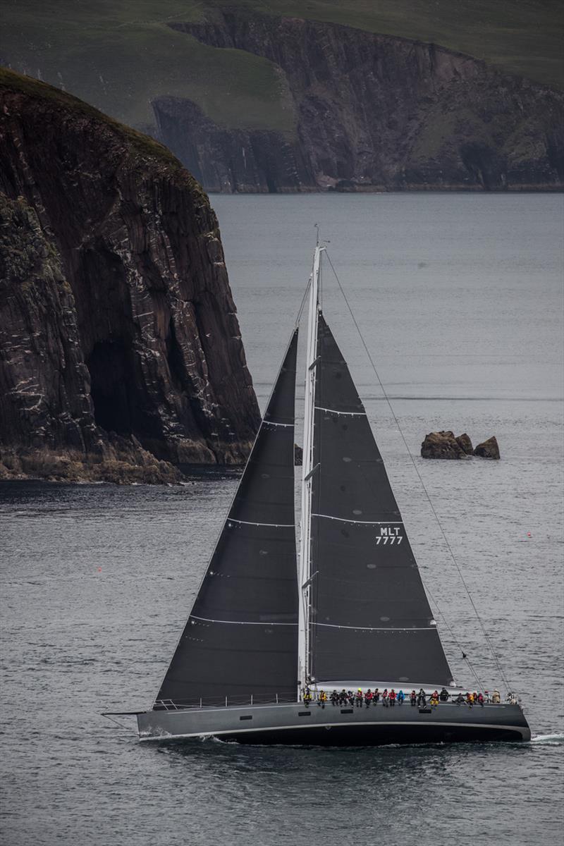 Michael Cotter SWS 94 'Windfall' takes line honours in the Volvo Dun Laoghaire to Dingle Race photo copyright Richard & Rachel / Ocean Images taken at  and featuring the Maxi class