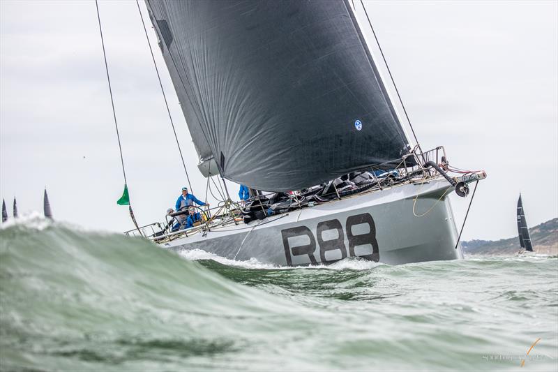 2019 Rolex Fastnet Race start photo copyright www.Sportography.tv taken at Royal Ocean Racing Club and featuring the Maxi class
