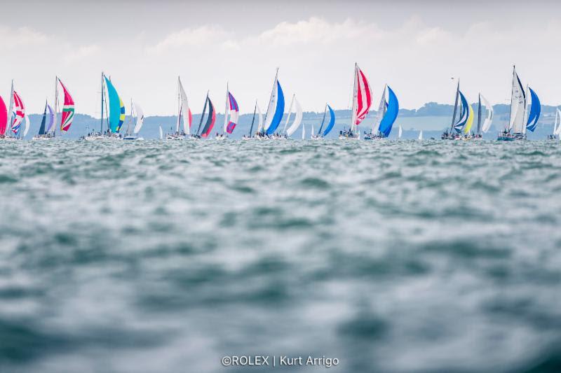 2019 Rolex Fastnet Race photo copyright Rolex / Kurt Arrigo taken at Royal Ocean Racing Club and featuring the Maxi class