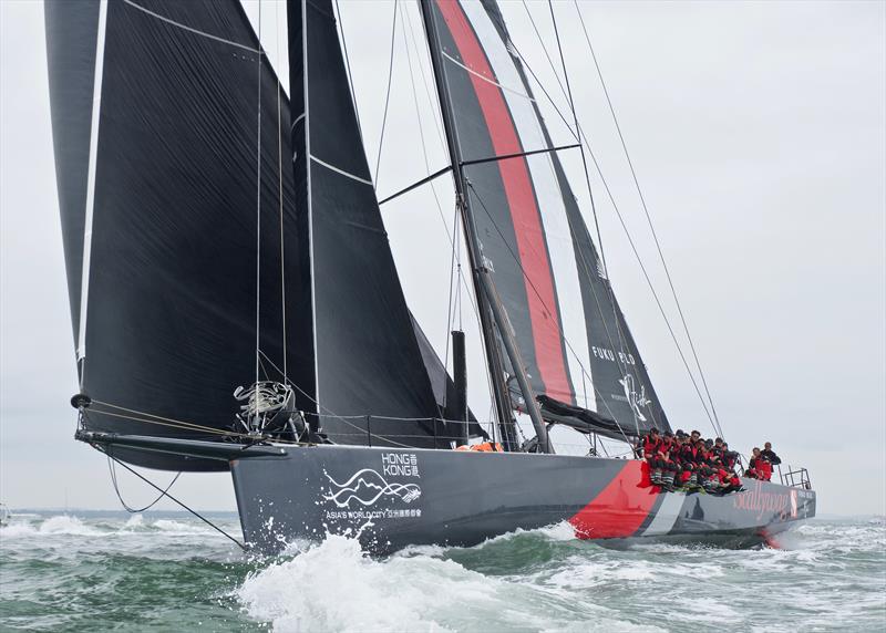 Rolex Fastnet Race 2019 start photo copyright Tom Hicks / www.solentaction.com taken at Royal Ocean Racing Club and featuring the Maxi class