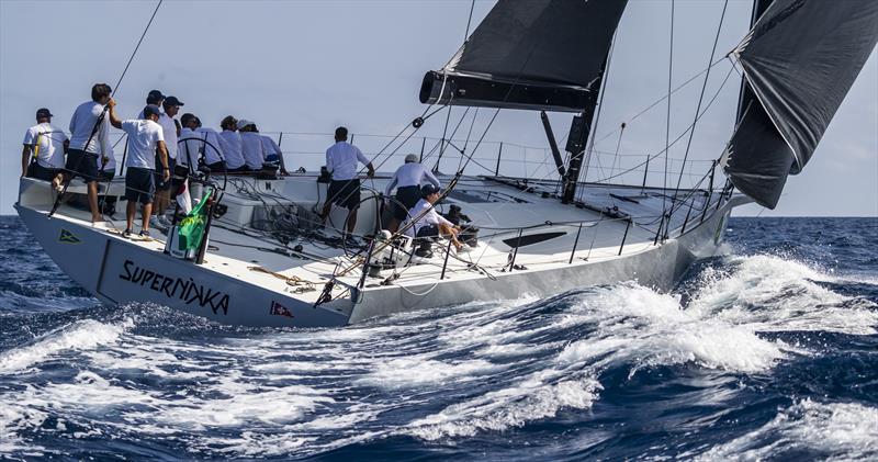 Roberto Lacorte's VIsmara 62 CR SuperNikka is a regular class winner at the Maxi Yacht Rolex Cup photo copyright Rolex / Studio Borlenghi taken at Yacht Club Costa Smeralda and featuring the Maxi class