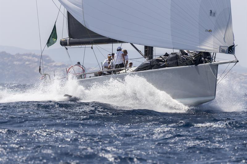 Blistering downwind DSS-fuelled pace on Márton Józsa's Reichel Pugh 66 Wild Joe on day 1 of the Maxi Yacht Rolex Cup - photo © Studio Borlenghi / International Maxi Association