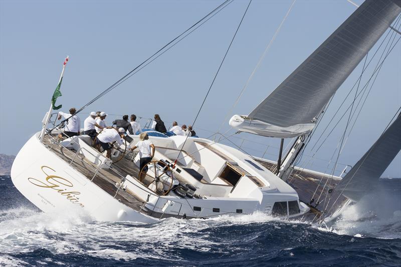 Armando Grandi's Wally 100 Gibian won the Maxi Racer-Cruiser class race on Maxi Yacht Rolex Cup day 5 - photo © Studio Borlenghi / International Maxi Association