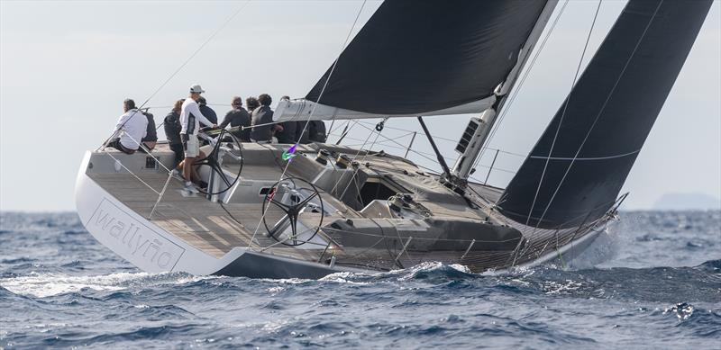 Benoît de Froidmont's Wallyño last raced at Les Voiles de Saint-Tropez in 2019 and returns after a big refit photo copyright International Maxi Association / Studio Borlenghi taken at Société Nautique de Saint-Tropez and featuring the Maxi class