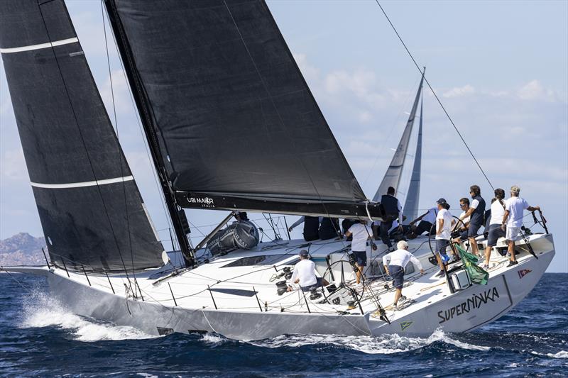 Roberto Lacorte's all-conquering Mills-Vismara 62 Super Nikka is now Jean-Philippe Blanpain's Leaps & Bounds, racing here in IR2 photo copyright International Maxi Association / Studio Borlenghi taken at Société Nautique de Saint-Tropez and featuring the Maxi class