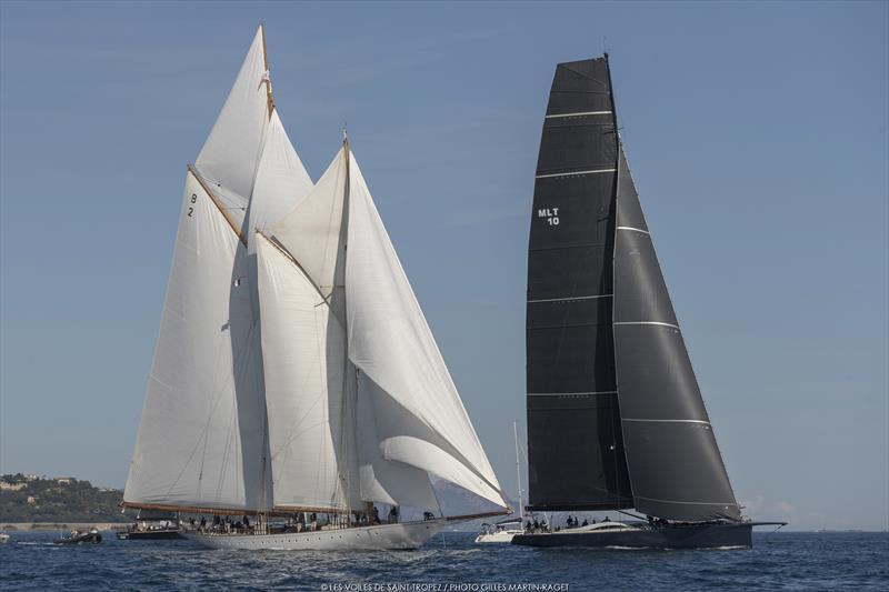 Les Voiles de Saint-Tropez photo copyright Gilles Martin-Raget taken at Société Nautique de Saint-Tropez and featuring the Maxi class