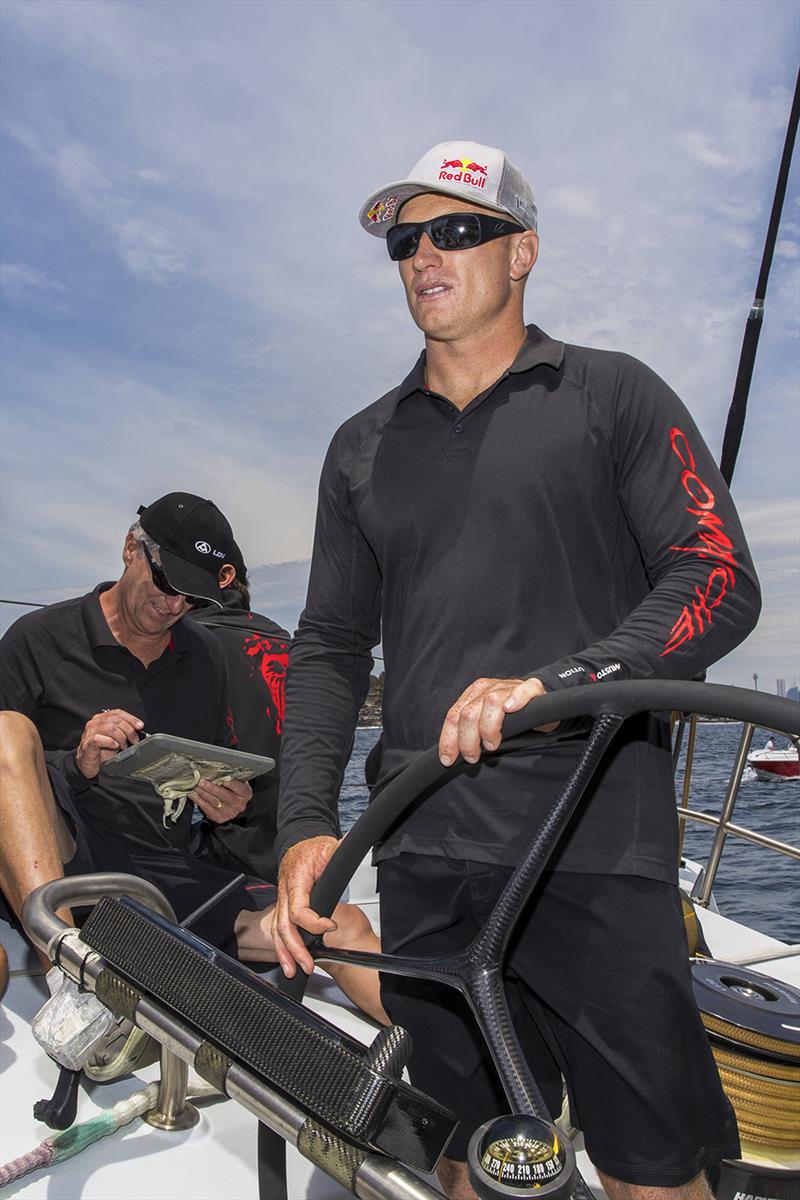 One James Spithill - awesome person to have as a helmer on board LDV Comanche, for he knows a thing or two about pace. - photo © Andrea Francolini