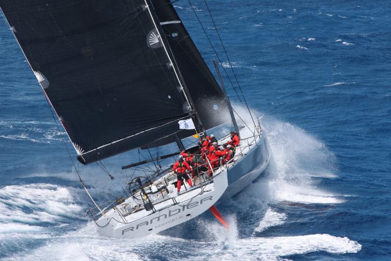 George David's American Maxi Rambler 88 wins the 2018 RORC Caribbean 600 Trophy photo copyright RORC / Tim Wright / www.photoaction.com taken at Royal Ocean Racing Club and featuring the Maxi class