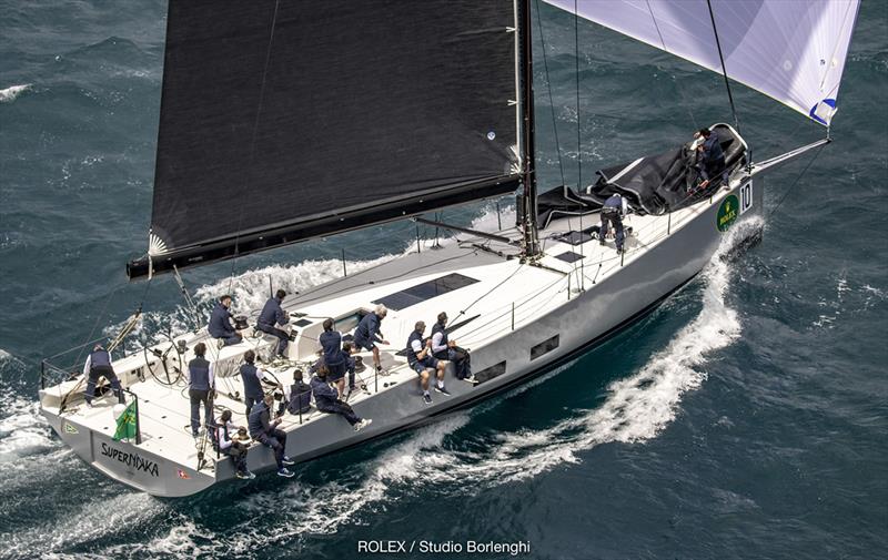 Roberto Lacorte's Maxi Racer Cruiser double winner SuperNikka - 2018 Rolex Capri Sailing Week photo copyright Rolex / Carlo Borlenghi taken at Yacht Club Capri and featuring the Maxi class