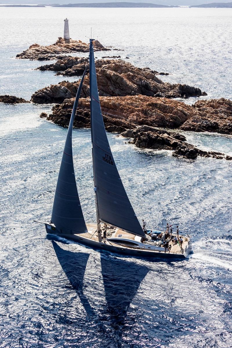 Riccardo De Michele's Vallicelli 80 H20 is back to defend her overall victory last year in the Mini Maxi class photo copyright Rolex / Studio Borlenghi taken at Yacht Club Costa Smeralda and featuring the Maxi class