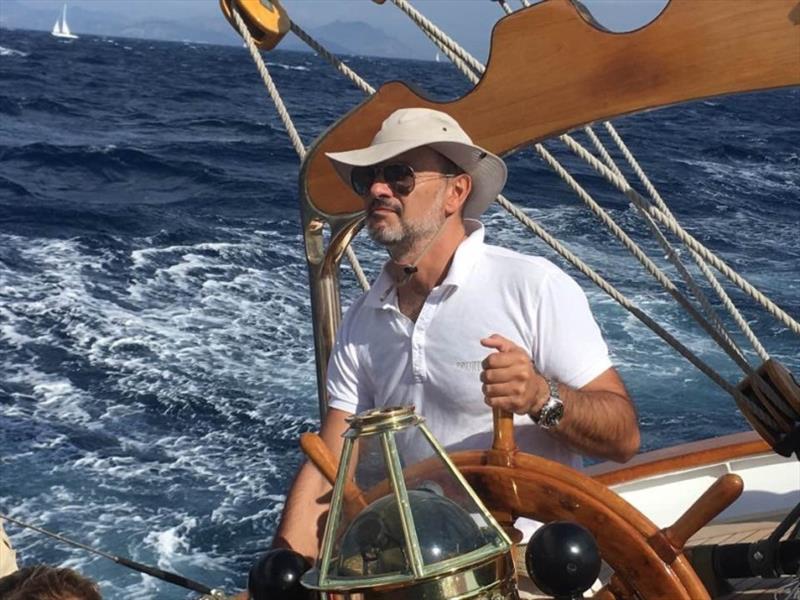 Puritan's captain Simon Pandolfi - photo © International Maxi Association