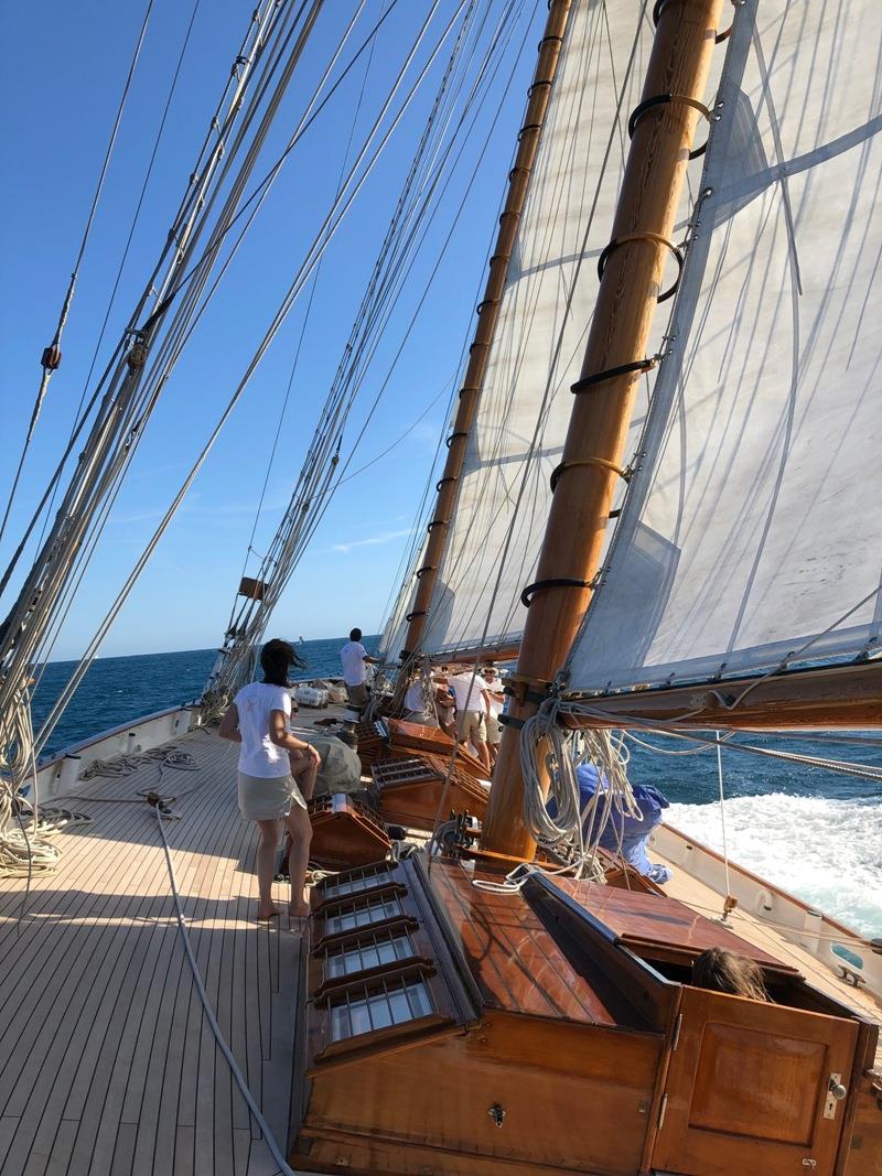 On board Puritan - photo © International Maxi Association