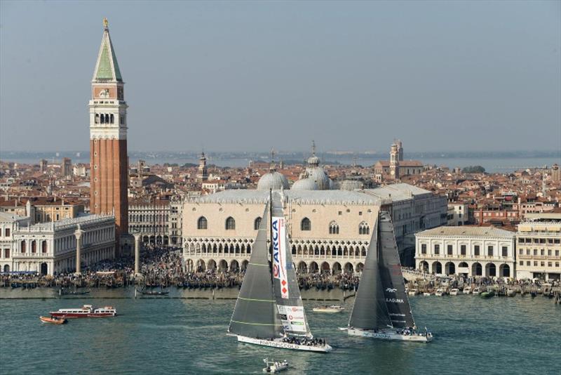 Approaching Venice's Piazza San Marco photo copyright Matteo Bertolin taken at  and featuring the Maxi class