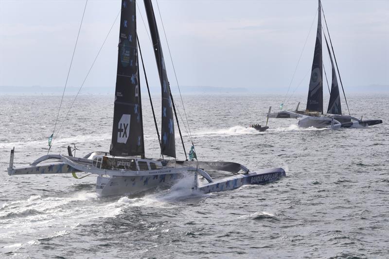 Ultime - Start, Route du Rhum - Gouadeloupe 2018 photo copyright Alexis Courcoux taken at  and featuring the Maxi class