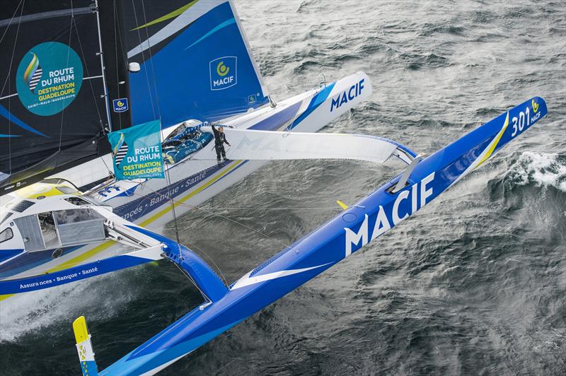 Macif - Start, Route du Rhum - Gouadeloupe 2018 photo copyright Vincent Curutchet taken at  and featuring the Maxi class