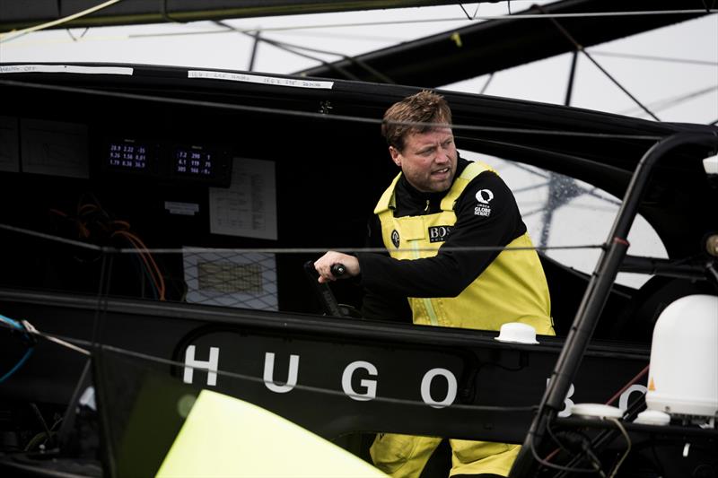 Alex Thomson - Start, Route du Rhum - Gouadeloupe 2018 photo copyright Lloyd Images taken at  and featuring the Maxi class