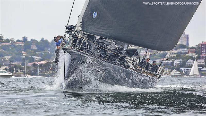 Black Jack in yesterday's SOLAS Big Boat Challenge  photo copyright Beth Morley / www.sportsailingphotography.com taken at Cruising Yacht Club of Australia and featuring the Maxi class