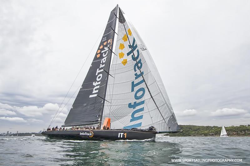 InfoTrack - that claimed Line Honours as Perpetual Loyal in S2H back in 2016 ...  photo copyright Beth Morley / www.sportsailingphotography.com taken at Cruising Yacht Club of Australia and featuring the Maxi class