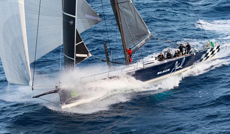 Black Jack - 2017 Rolex Sydney Hobart Yacht Race photo copyright Carlo Borlenghi / Rolex taken at Cruising Yacht Club of Australia and featuring the Maxi class