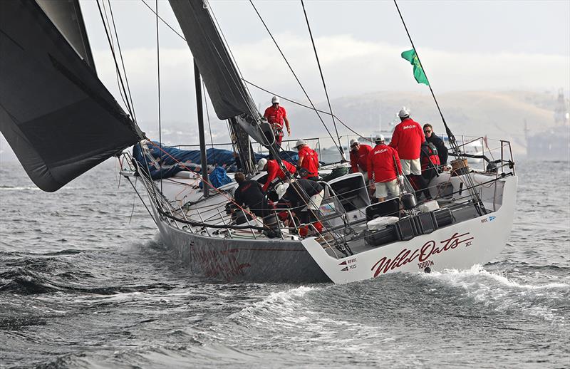 Wild Oats XI on the way to her ninth win photo copyright Crosbie Lorimer taken at Cruising Yacht Club of Australia and featuring the Maxi class