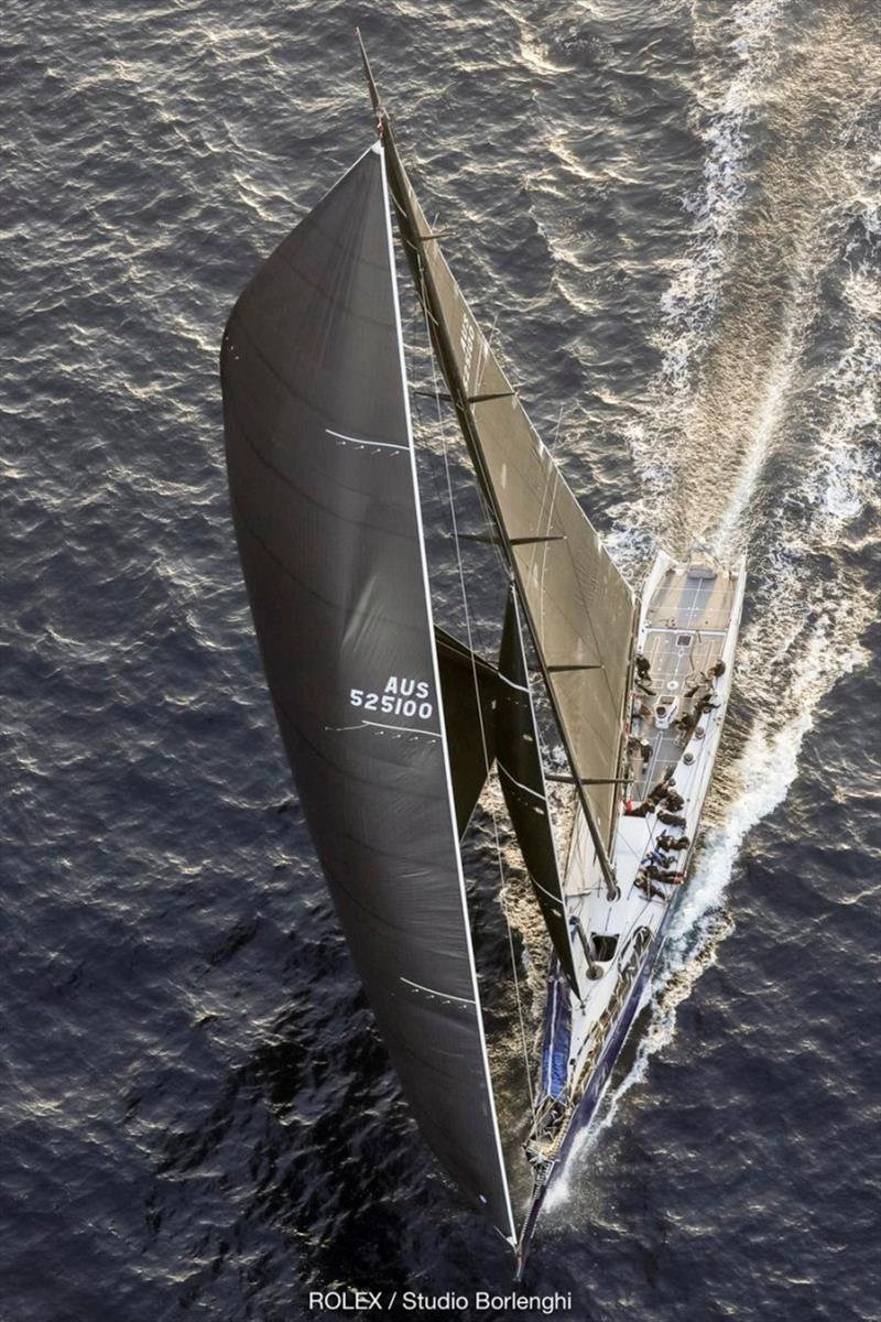 Black Jack had a fantastic battle with the other super maxis in this year's Rolex Sydney Hobart Yacht Race photo copyright Rolex / Studio Borlenghi taken at Cruising Yacht Club of Australia and featuring the Maxi class