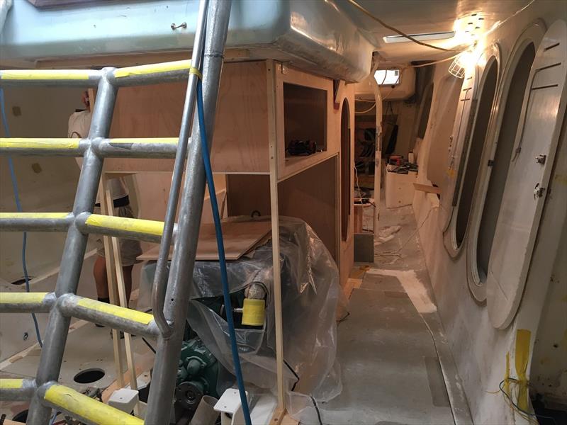 Lion New Zealand - Restoration - Yachting Developments Ltd for NZ Sailing Trust - March 2019 photo copyright NZ Sailing Trust taken at Royal New Zealand Yacht Squadron and featuring the Maxi class