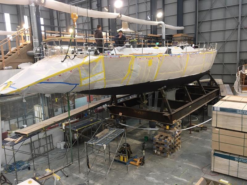 Lion New Zealand - Restoration - Yachting Developments Ltd for NZ Sailing Trust - March 2019 photo copyright NZ Sailing Trust taken at Royal New Zealand Yacht Squadron and featuring the Maxi class