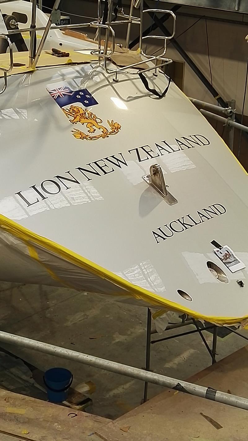 Lion New Zealand - Restoration - NZ Sailing Trust - March 2019 photo copyright NZ Sailing Trust taken at Royal New Zealand Yacht Squadron and featuring the Maxi class