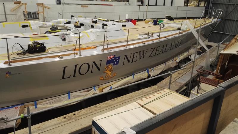 Lion New Zealand - Restoration - NZ Sailing Trust - March 2019 photo copyright NZ Sailing Trust taken at Royal New Zealand Yacht Squadron and featuring the Maxi class