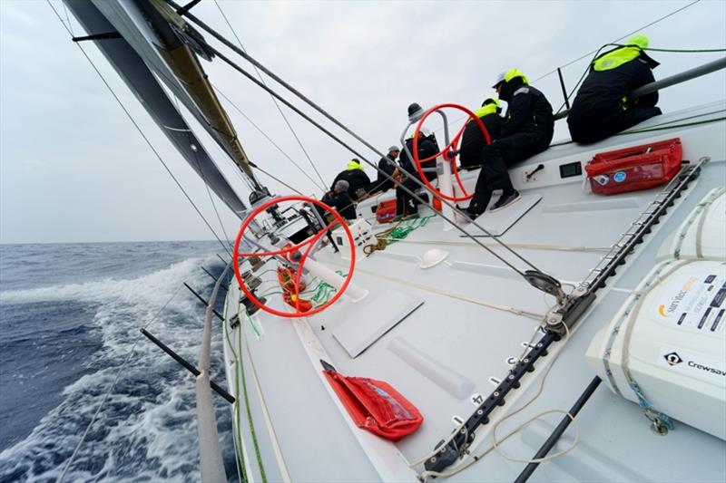 On board Márton Józsa's Wild Joe, recently fitted with a DSS foil - Rolex Capri Sailing Week photo copyright Joka Gemesi / Opel Fifty-Fifty taken at Yacht Club Capri and featuring the Maxi class