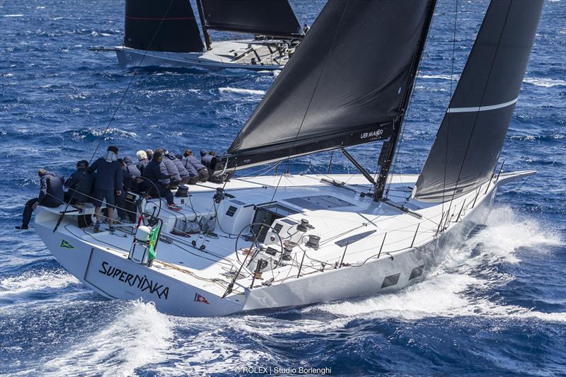 SuperNikka - Roberto Lacorte's Mills Vismara 62 comfortably won today's race and leading the Maxi Racer division - Rolex Capri Sailing Week - photo © Rolex / Studio Borlenghi