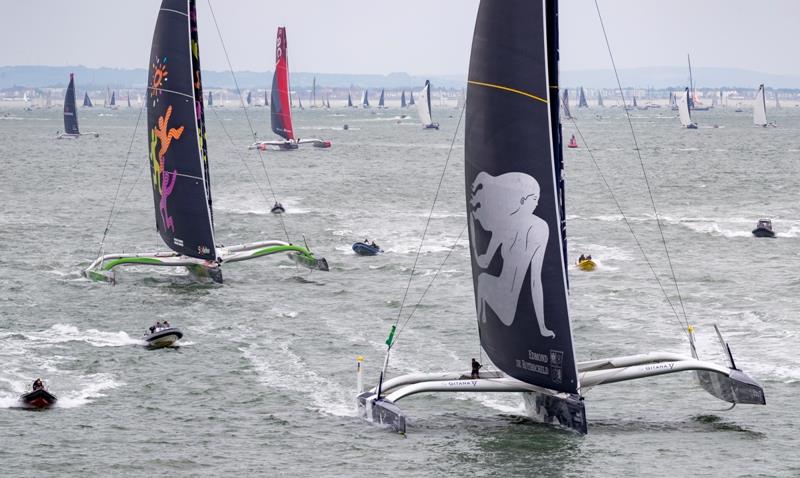 Maxi Edmond de Rothschild - Rolex Fastnet Race photo copyright Rolex / Carlo Borlenghi / RORC taken at Royal Yacht Squadron and featuring the Maxi class