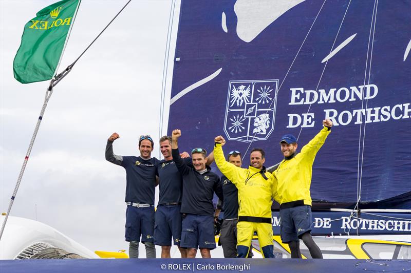 Maxi Edmond De Rothschild wins the legendary Rolex Fastnet Race photo copyright Stefano Gattini taken at  and featuring the Maxi class