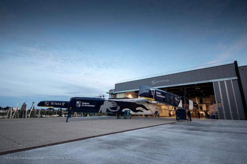 Maxi Edmond de Rothschild photo copyright Eloi Stichelbaut taken at  and featuring the Maxi class