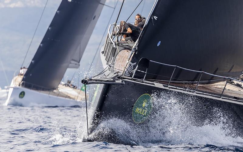 Gearing up for the Maxi Yacht Rolex Cup