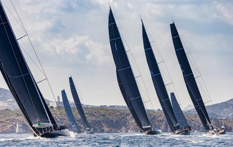 Fleet - Maxi Yacht Rolex Cup 2019 photo copyright Stefano Gattini taken at Yacht Club Costa Smeralda and featuring the Maxi class