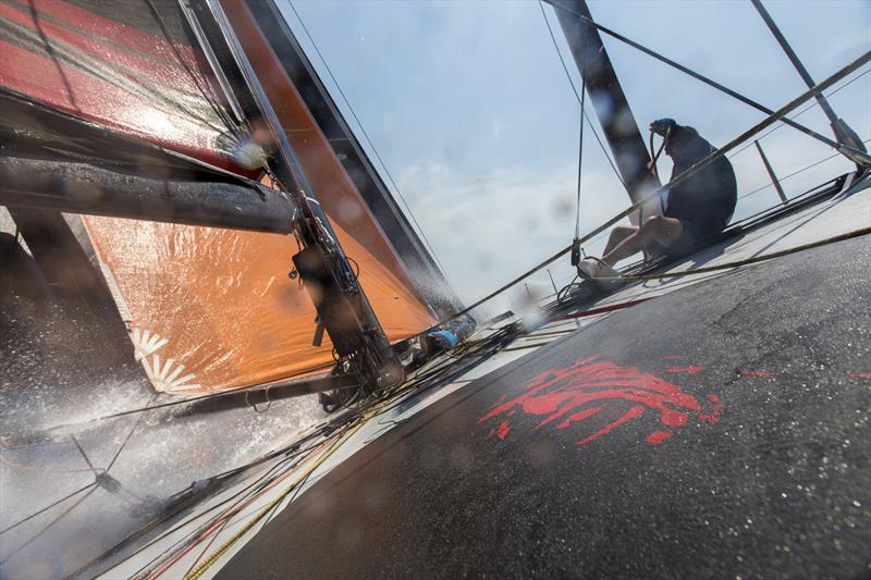 Only one boat in the Hobart is this big - Comanche. - photo © Andrea Francolini