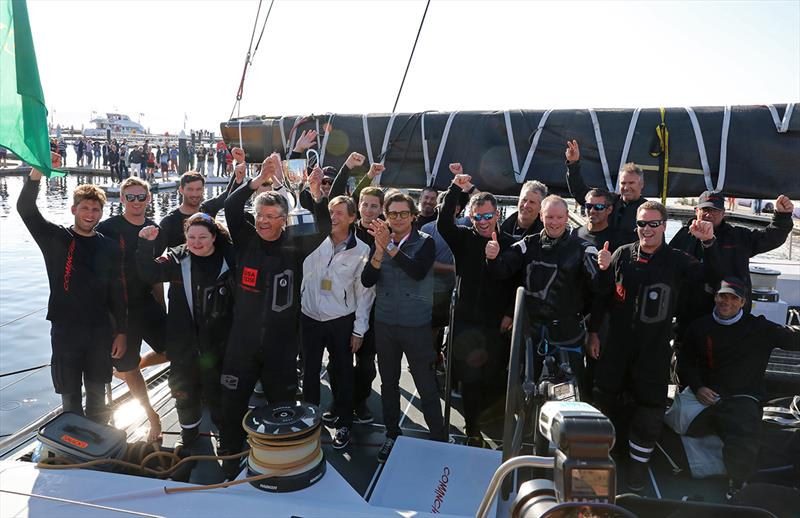 Comanche celebrations dockside - photo © Crosbie Lorimer