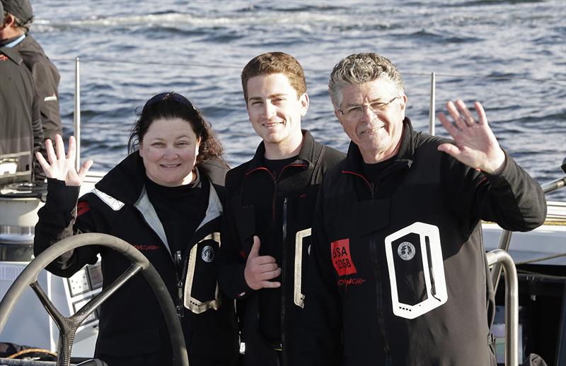 The Cooney family photo copyright Crosbie Lorimer taken at Royal Yacht Club of Tasmania and featuring the Maxi class