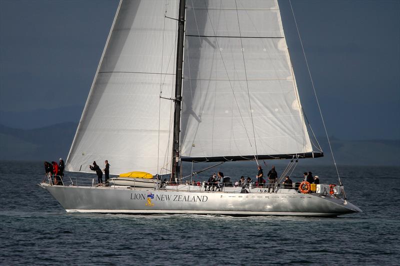 Lion New Zealand - July 13, 2020 - Waitemata Harbour, Auckland, New Zealand photo copyright Richard Gladwell / Sail-World.com taken at Royal New Zealand Yacht Squadron and featuring the Maxi class