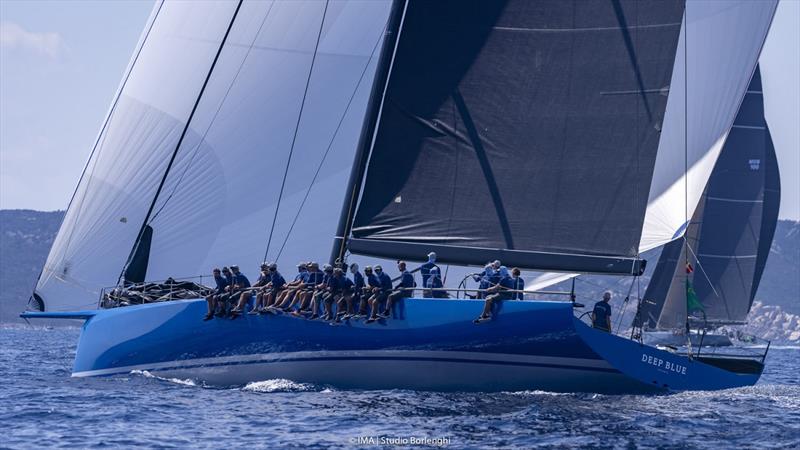 Wendy Schmidt's Botin 85 Deep Blue - Maxi Yacht Rolex Cup photo copyright IMA / Studio Borlenghi taken at Yacht Club Costa Smeralda and featuring the Maxi class