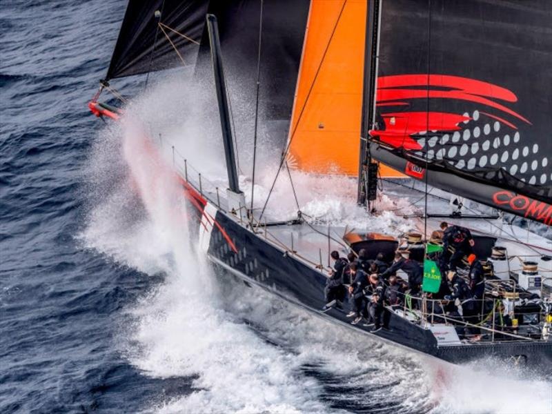 Comanche, one of the cutting-edge Maxi yachts featuring at the 2021 Rolex Middle Sea Race photo copyright Kurt Arrigo / Rolex taken at Royal Malta Yacht Club and featuring the Maxi class