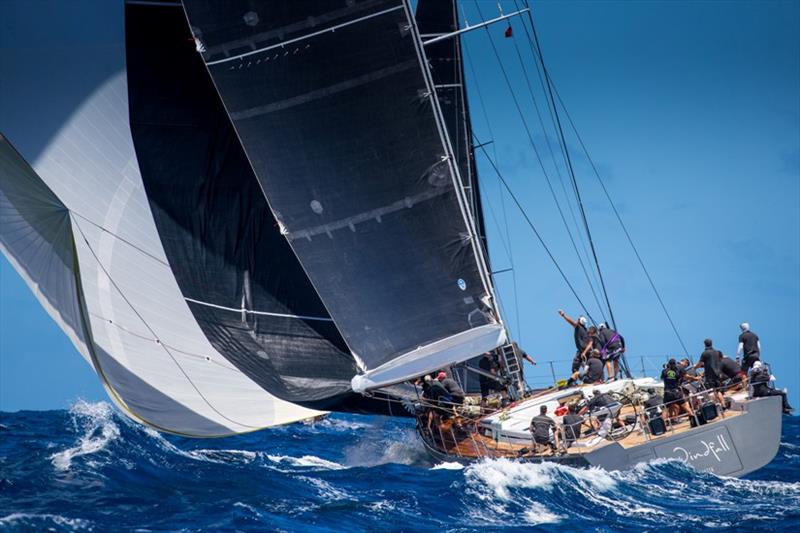 The Caribbean offers spectacular big wind and big waves racing under the blazing Caribbean sun photo copyright Christophe Jouany taken at Royal Ocean Racing Club and featuring the Maxi class