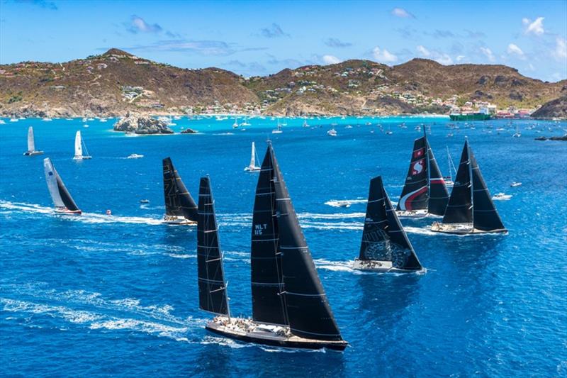 Maxis always have a strong turn-out for Les Voiles de St Barth Richard Mille photo copyright Christophe Jouany taken at Royal Ocean Racing Club and featuring the Maxi class