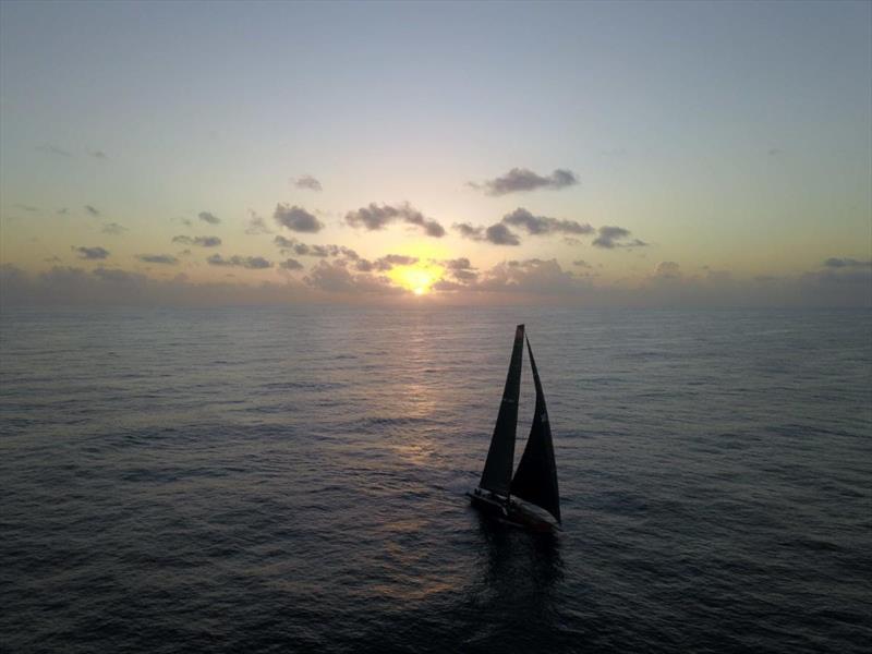 100ft Maxi Comanche (CAY) is currently leading IRC Super Zero in the RORC Transatlantic Race - photo © Shannon Falcone @racingSF