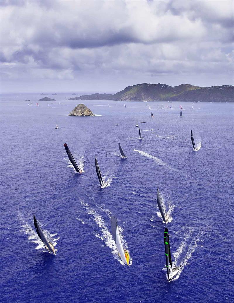 Les Voiles de St. Barth Richard Mille photo copyright Christophe Jouany taken at Saint Barth Yacht Club and featuring the Maxi class