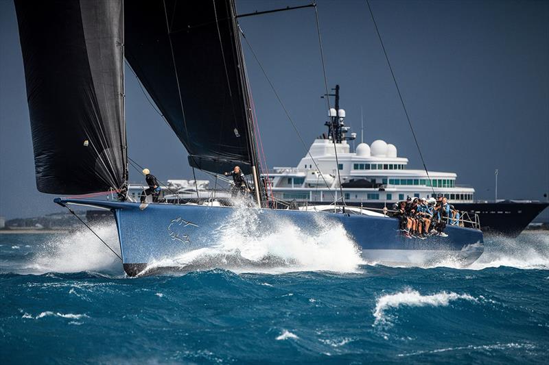 The owner and the all-star crew of the Farr 100 Leopard 3 enjoyed Sunday's breezy conditions photo copyright James Tomlinson / www.jamestomlinsonphotography.co.uk taken at  and featuring the Maxi class