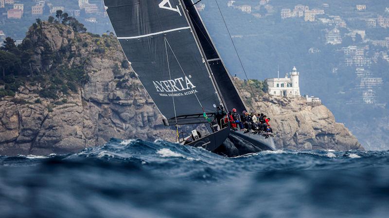 Aldo Parisotto's Oscar 3 approaches Portofino during the Portofino Regate di Primavera - photo © IMA / Studio Borlenghi